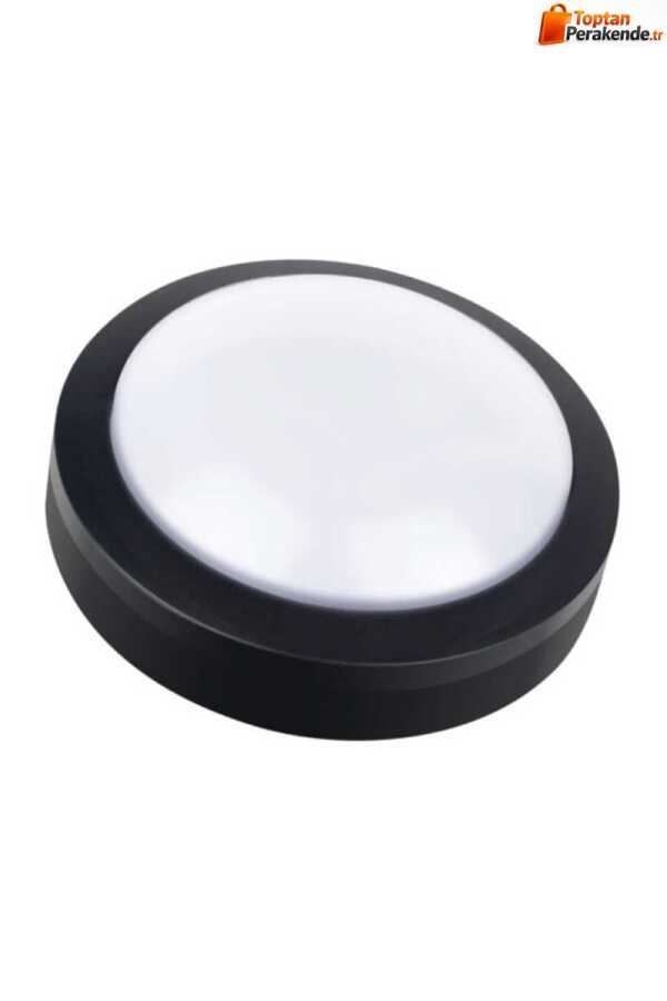 ACK AT10-51831 18W Siyah Led Tavan ve Duvar Armatürü 6500K Beyaz Işık IP65